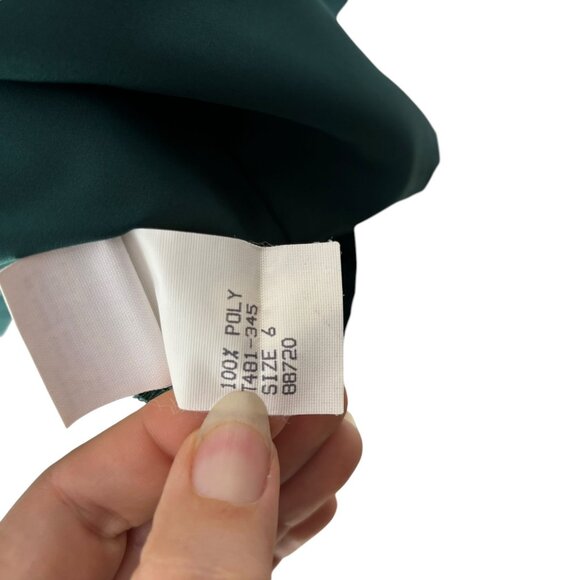 Vintage 90s Pendleton Country Sophisticates Green Long Sleeve Top 6 - Picture 5 of 9